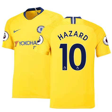 chelsea nike 2018 19 away stadium replica patch jersey yellow|New Chelsea away kit 2018.